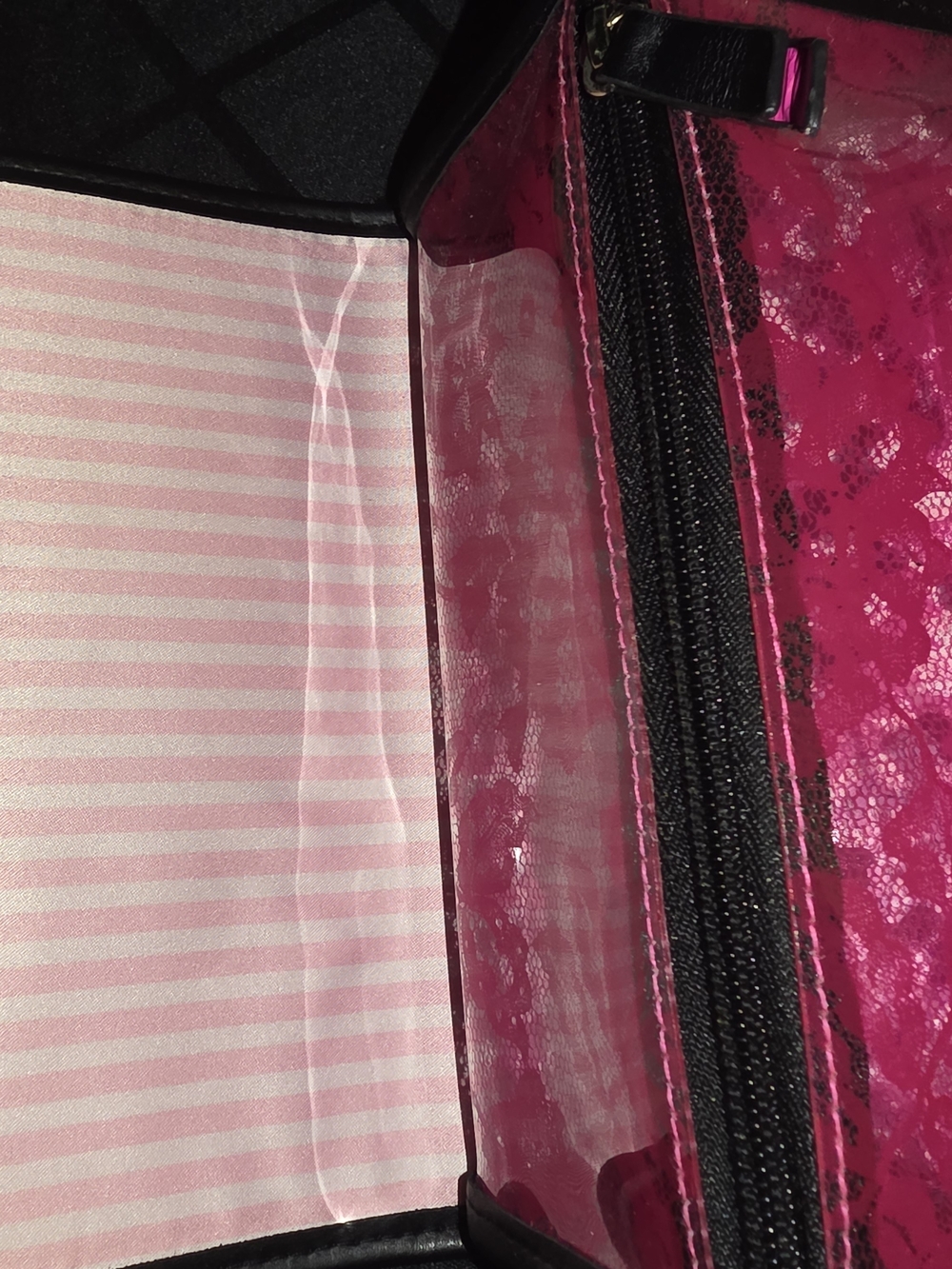 Victoria's Secret Pink and Black Leopard Travel Cosmetic Case - Picture 5 of 6